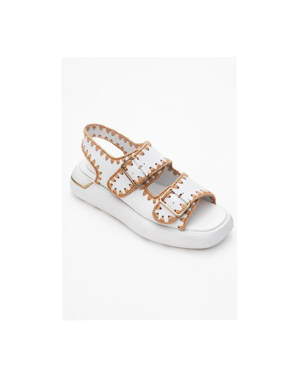 Douro Braided Rope Strap Leather Sandal (Women)
