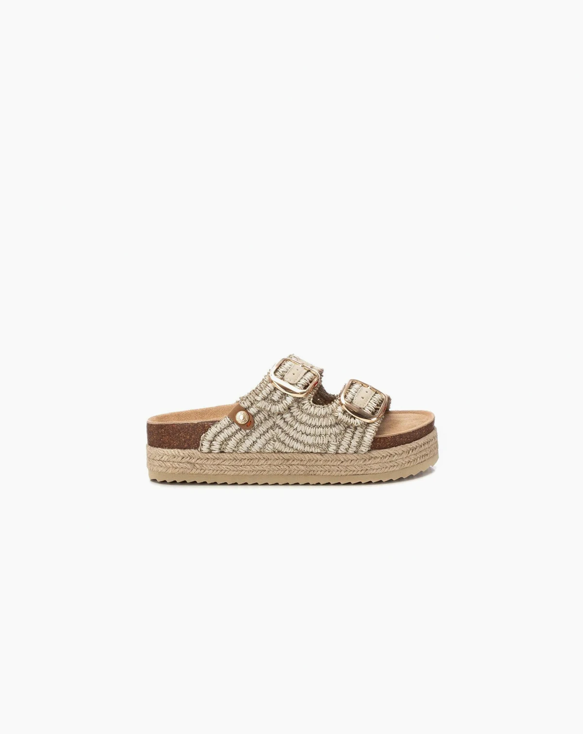 Women's Jute Wrapped Platform Cork Footbed Sandals Refresh Collection