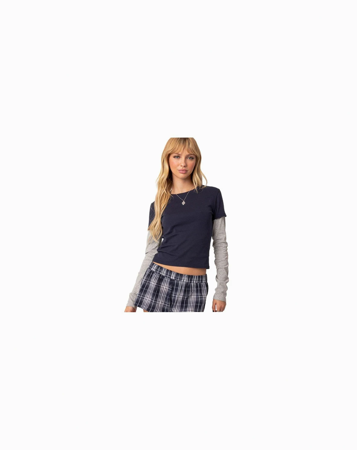 Women's Mood layered long sleeve t shirt