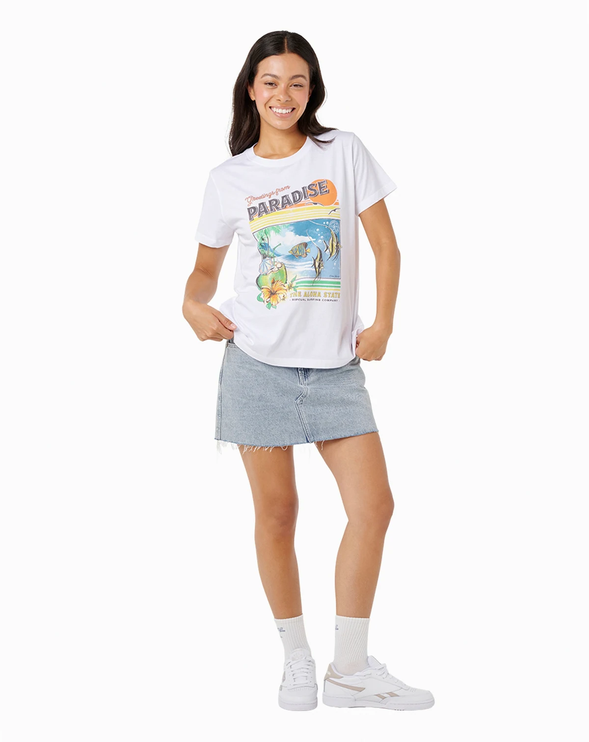 Women's Paradise Printed Short-Sleeve T-Shirt