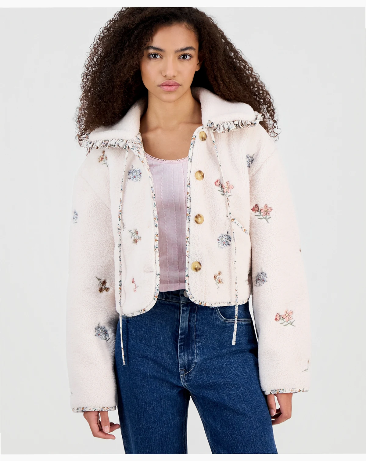 Women's Sweet Talker Embroidered Fleece Jacket
