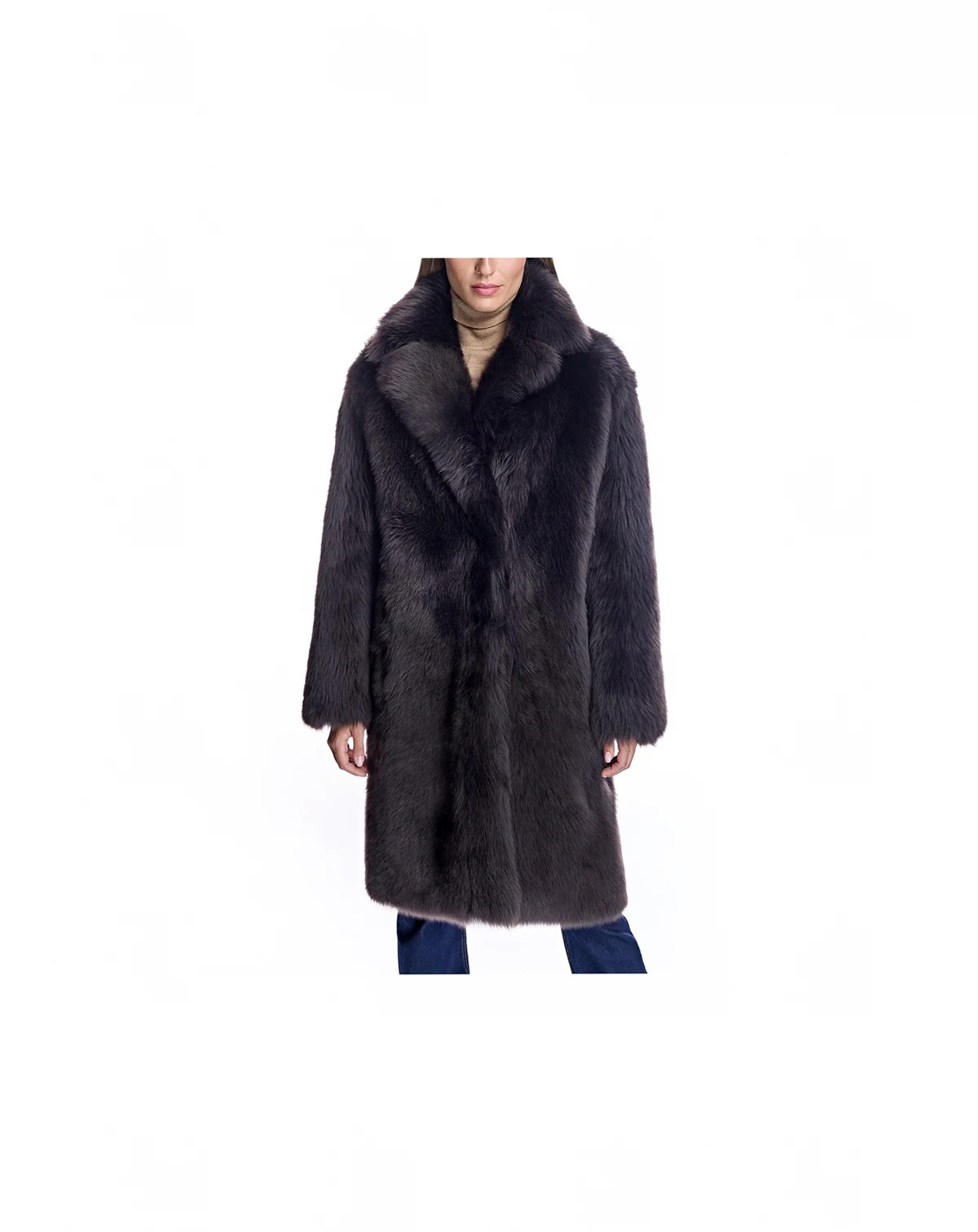 Women's Reversible Shearling Lamb Teddy Coat