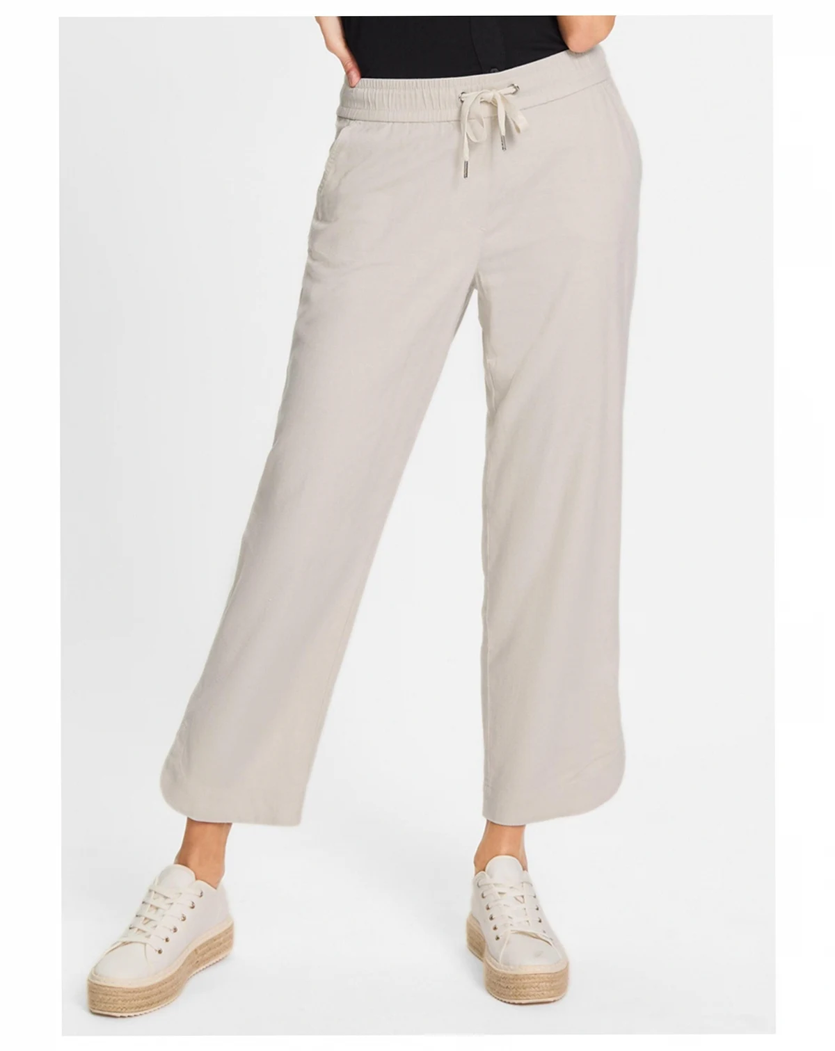 Women's Mona Fit Pull-On Linen Blend Pant