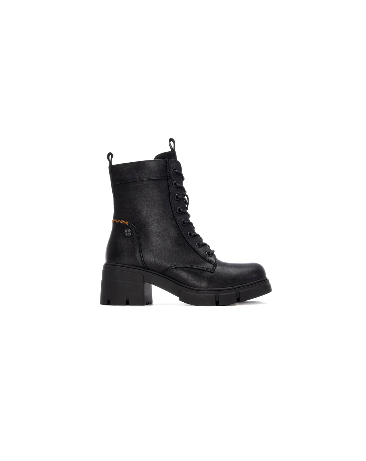 Women's Block Heel Combat Booties Refresh Collection By XTI