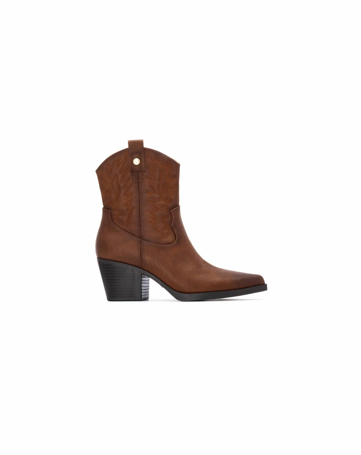 Women's Embroidered Italian Western Booties By XTI