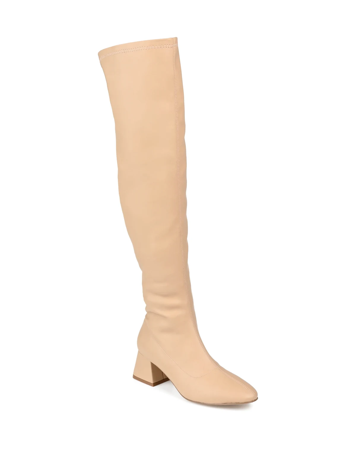 Women's Melika Wide Calf Over The Knee Block Heel Boots