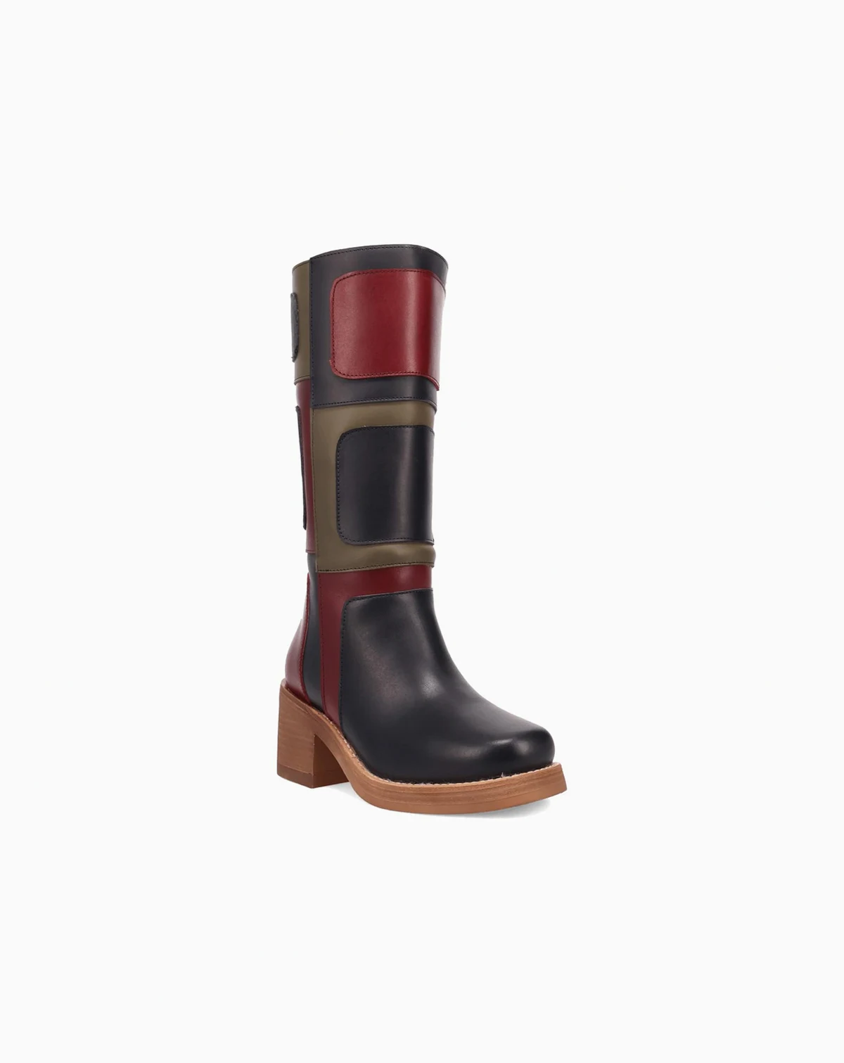 Women's Patches Leather Boot