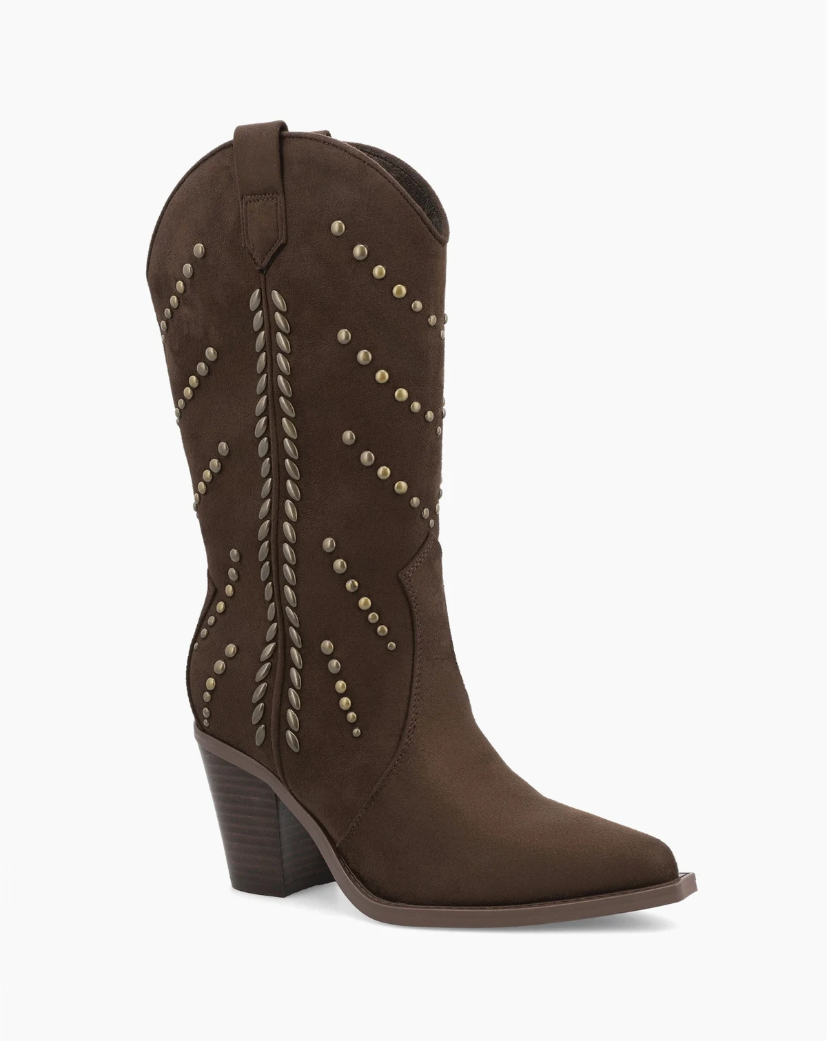 Women's Morgann Pointed Toe Studded Western Boots