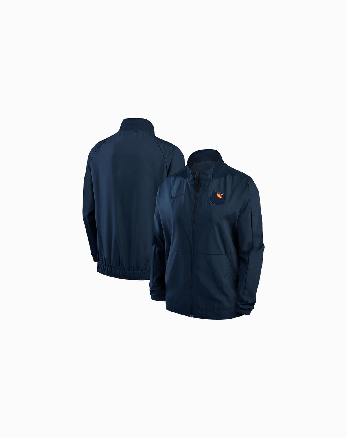 Women's Blue Barcelona Team Anthem Raglan Performance Full-Zip Jacket