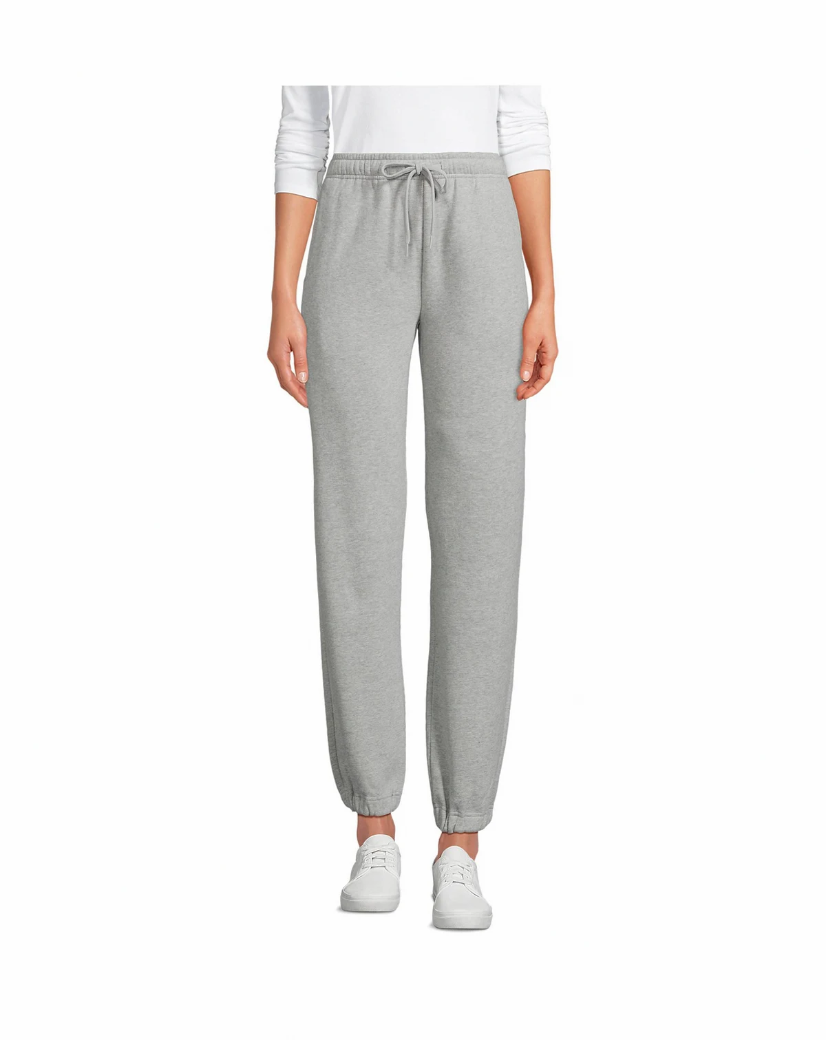 Women's Petite Serious Sweats High Rise Jogger Pants - Set Bottom