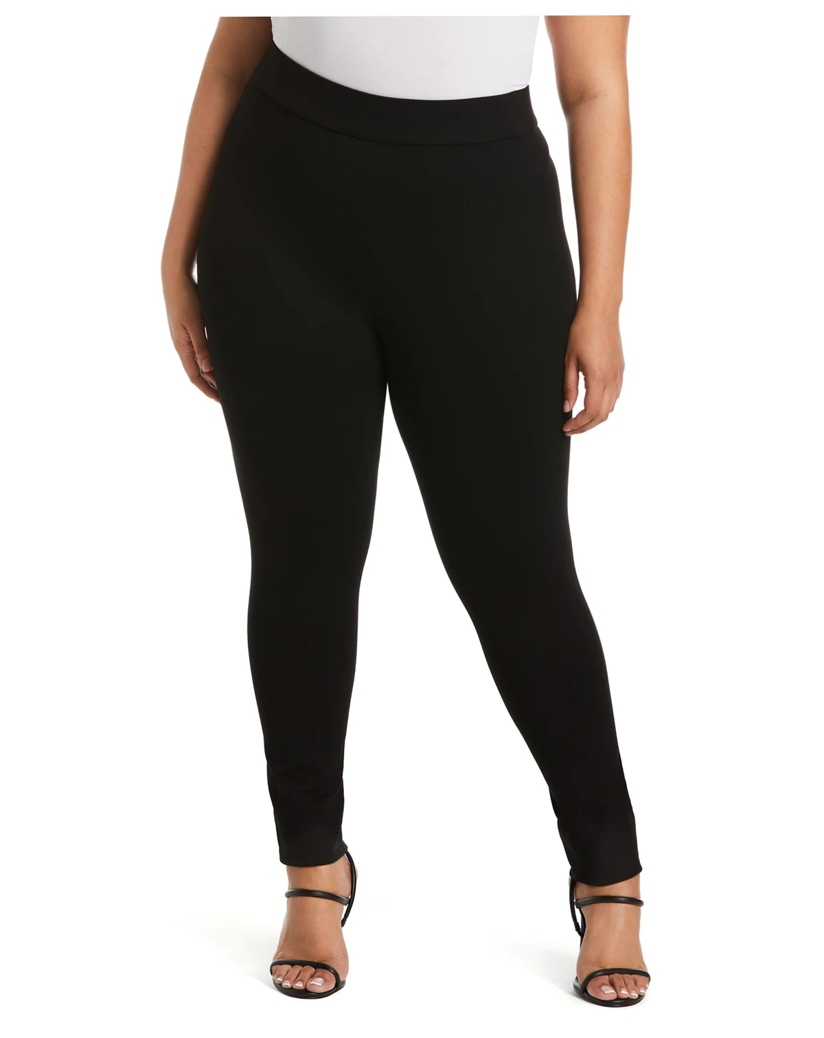 Plus Size Comfort Fit Seamed Back Legging Pants
