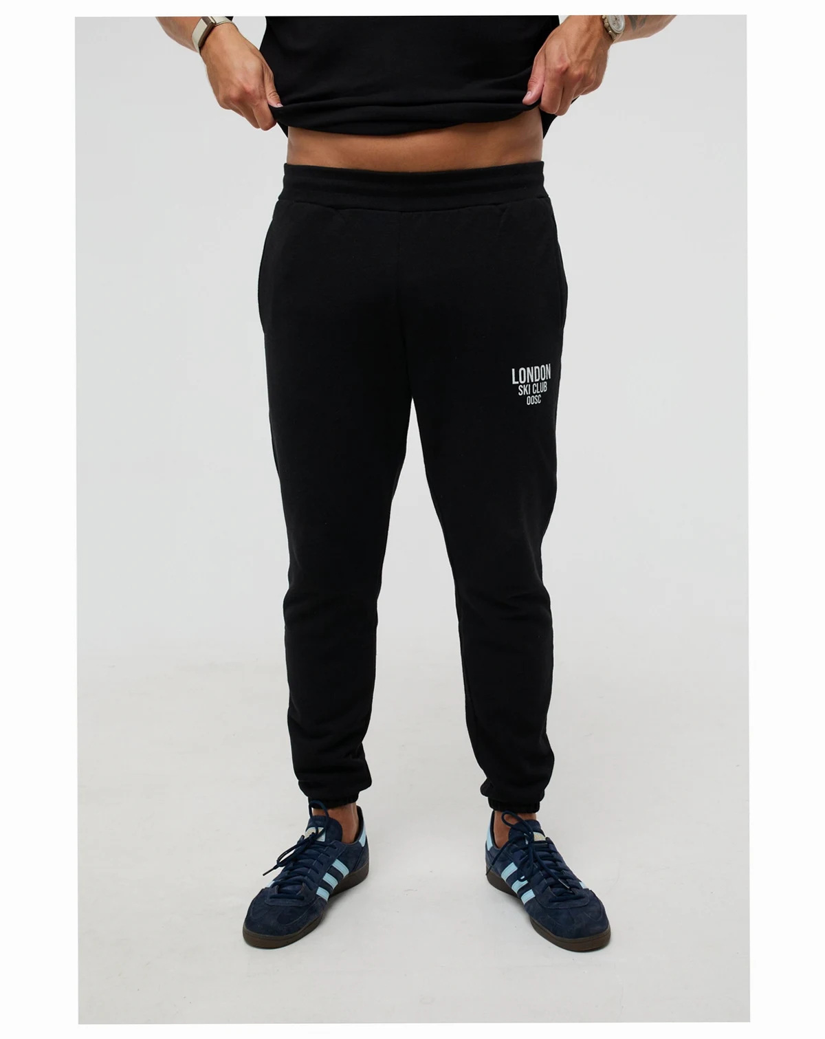 Women's London Ski Club Sweatpants - Black