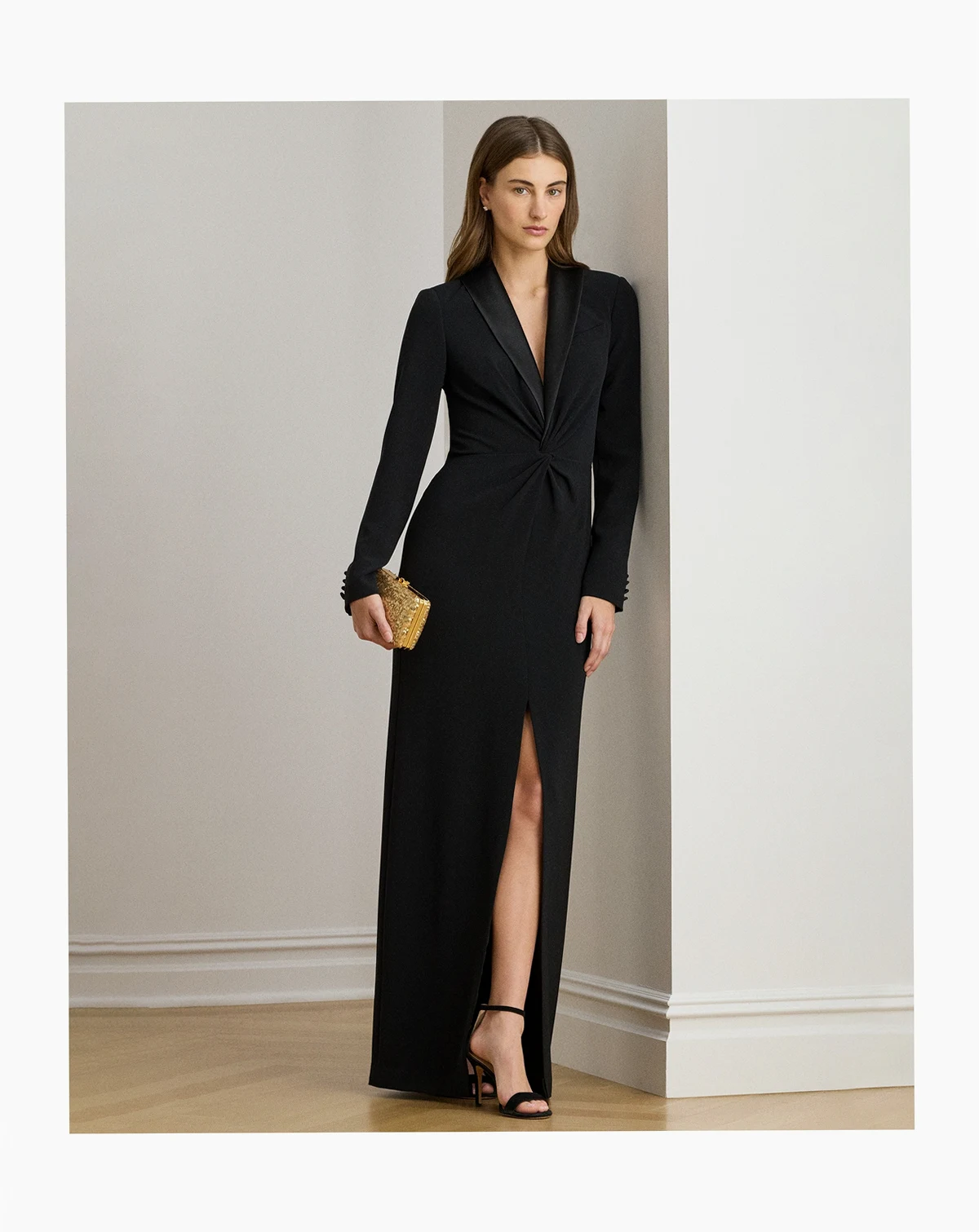 Women's V-Neck Long Dress