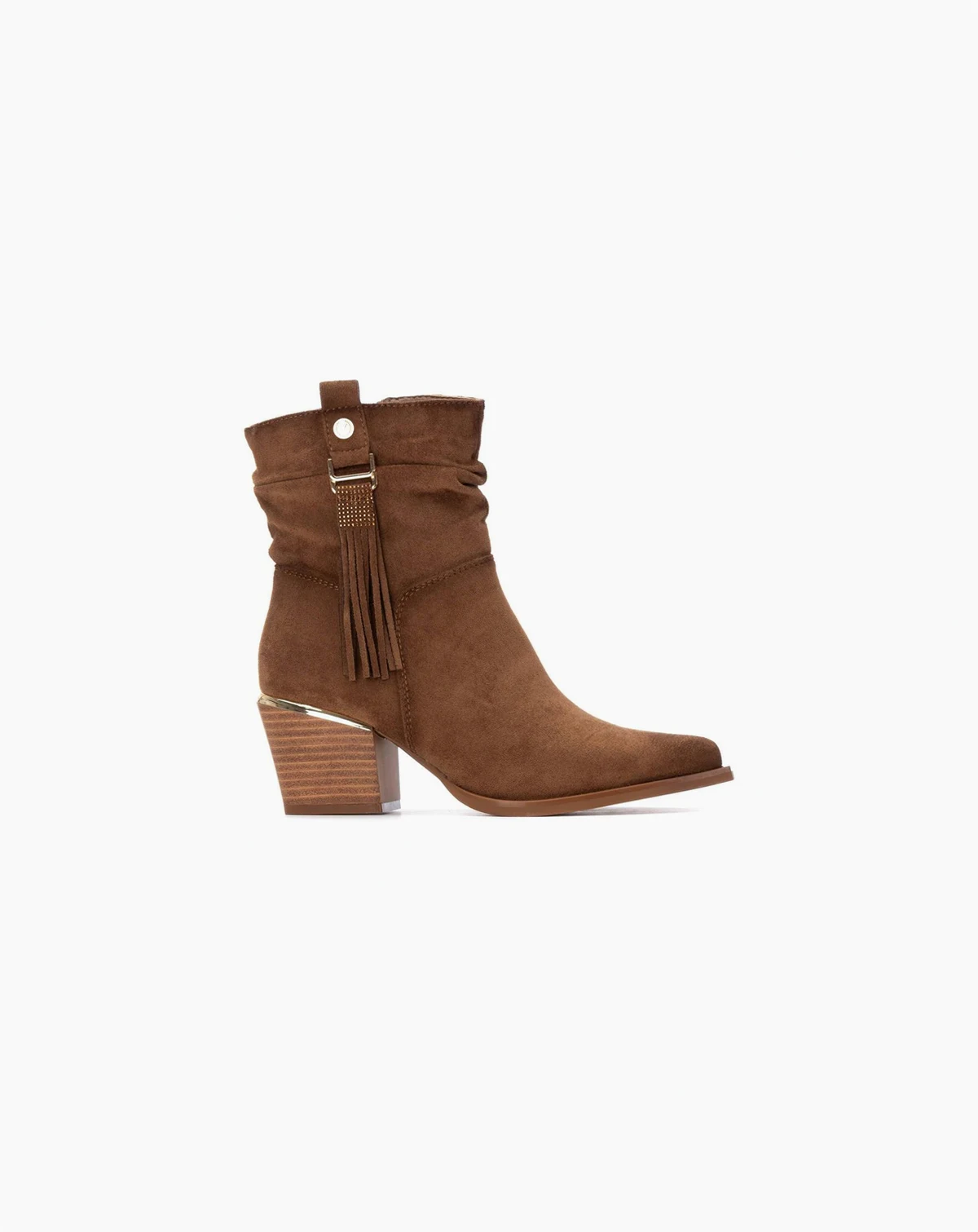 Women's Suede Italian Western Booties By XTI