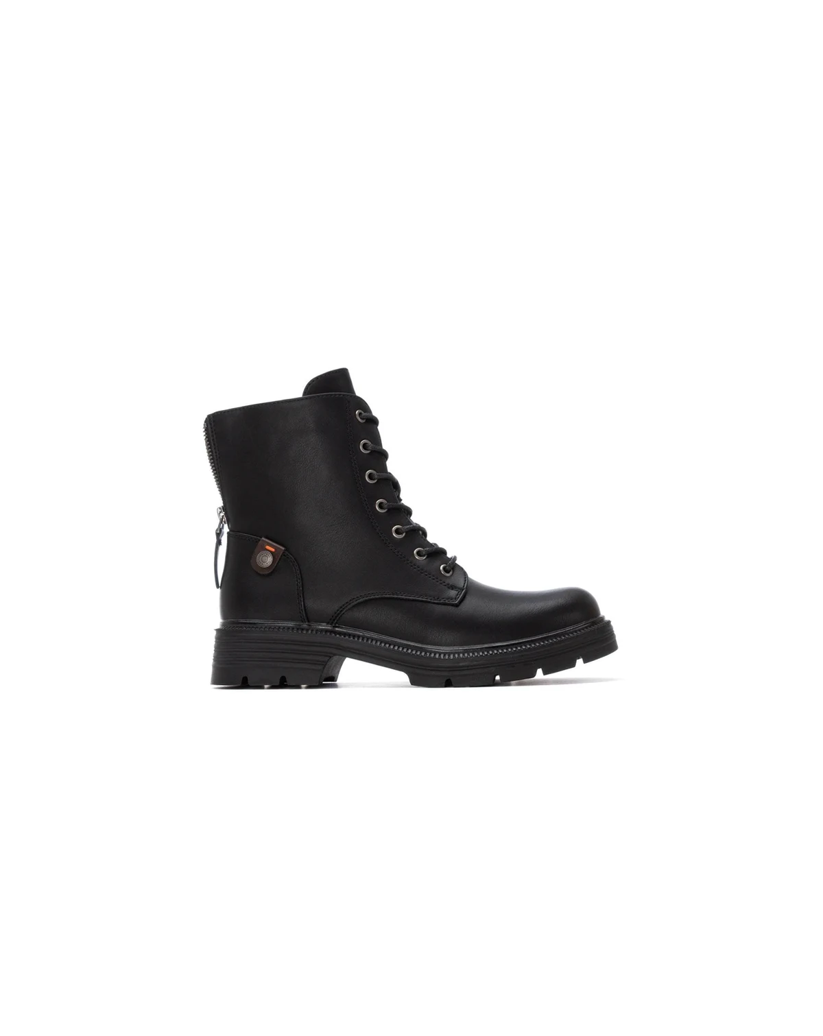 Women's Back Zipper Combat Booties Refresh Collection By XTI