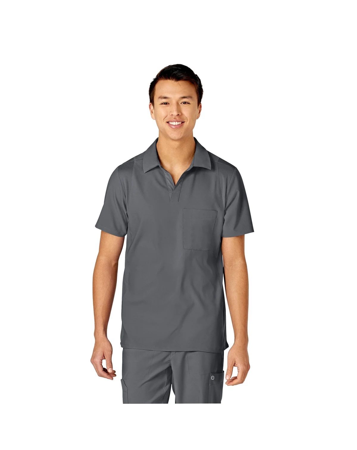 Big & Tall W123 Collar Scrub Top