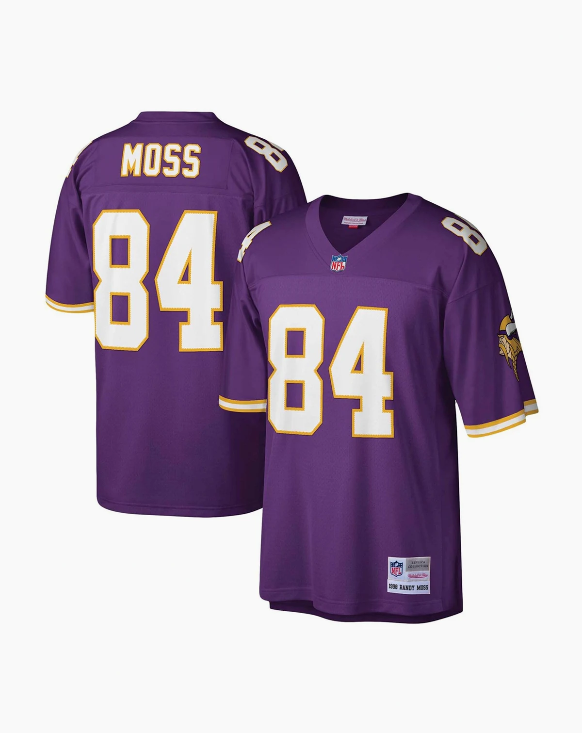 Men's Randy Moss Purple Minnesota Vikings Legacy Replica Jersey