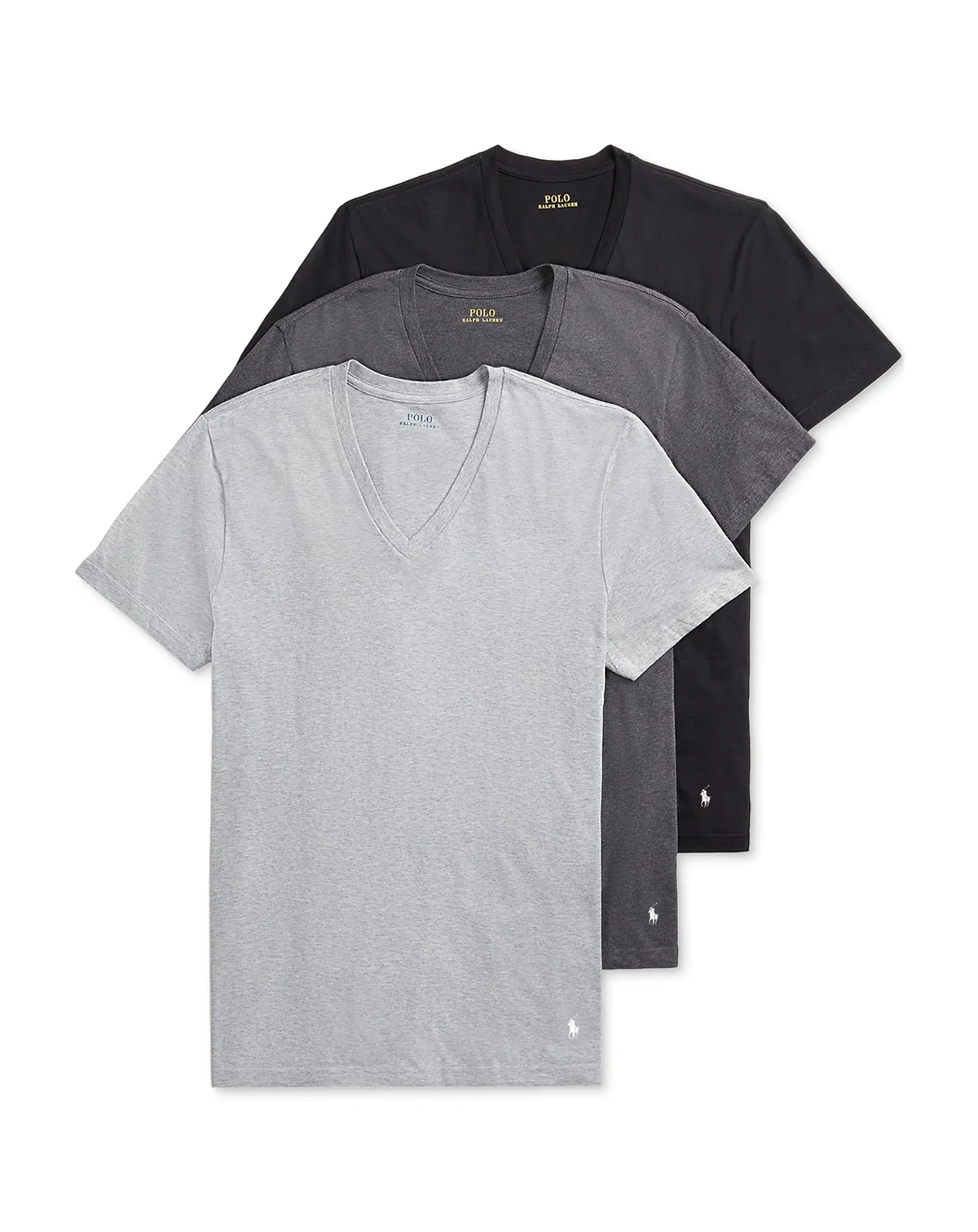 Men's 3-Pack Slim-Fit Stretch V-Neck Undershirts