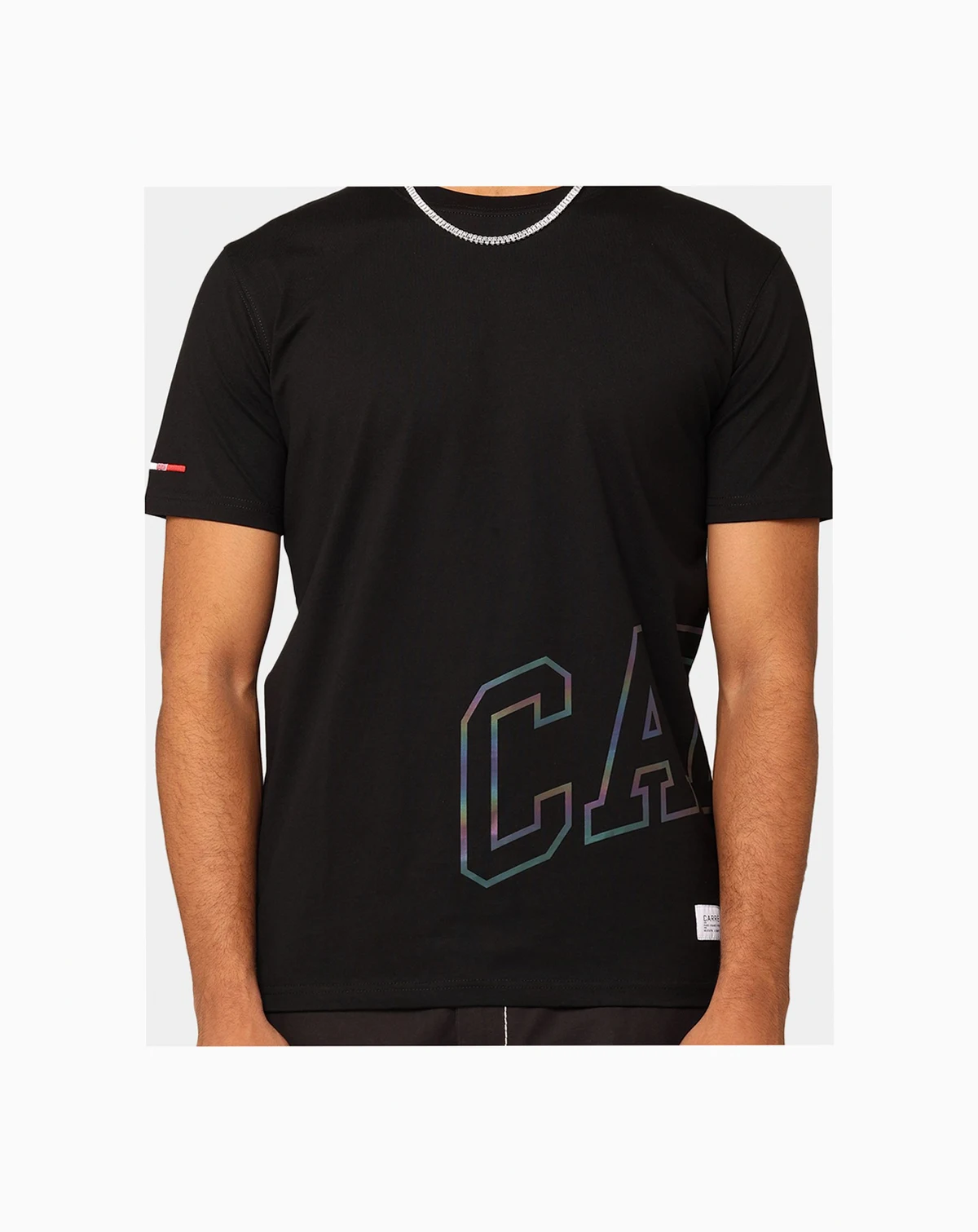 Men's Enorme Classique Reflective T-Shirt, Black, XS