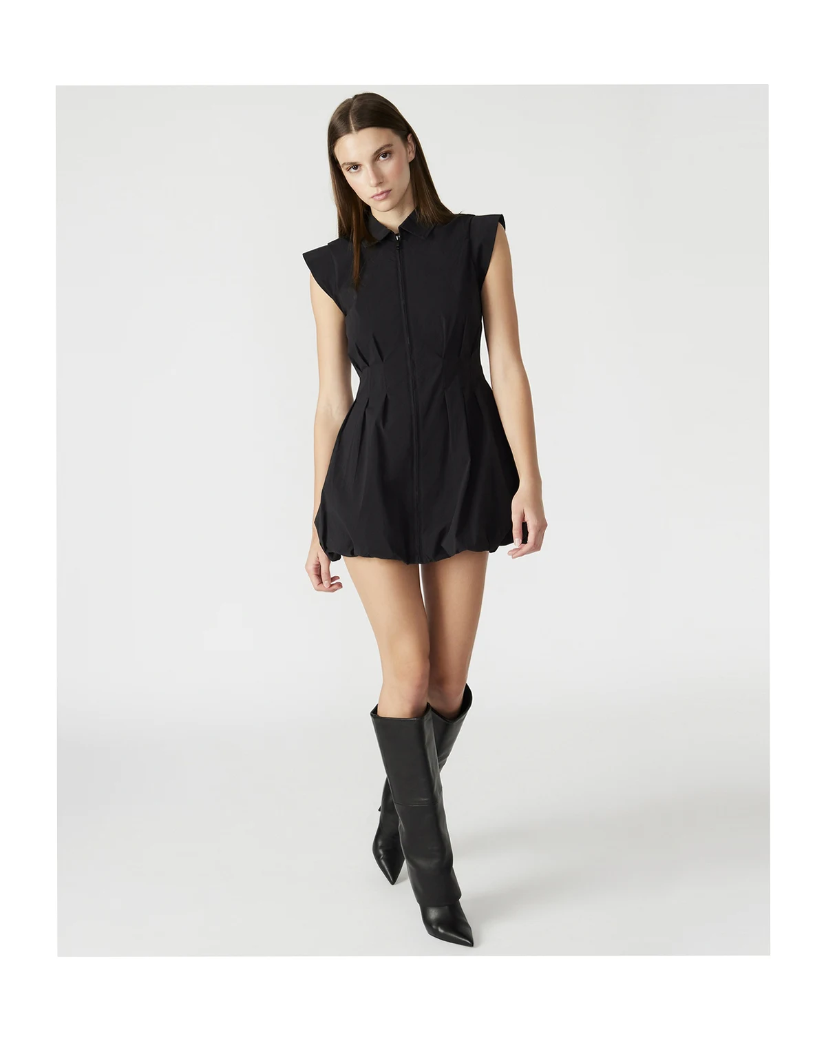Women's Dyanne Bubble-Hem Mini Dress