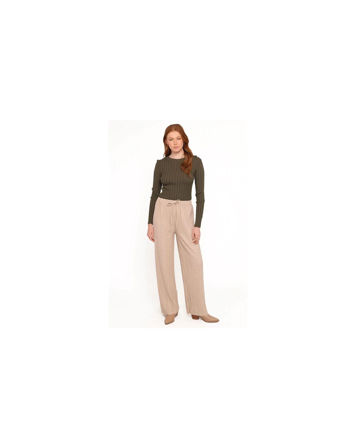 Women's Davis Pleated Knit Pant