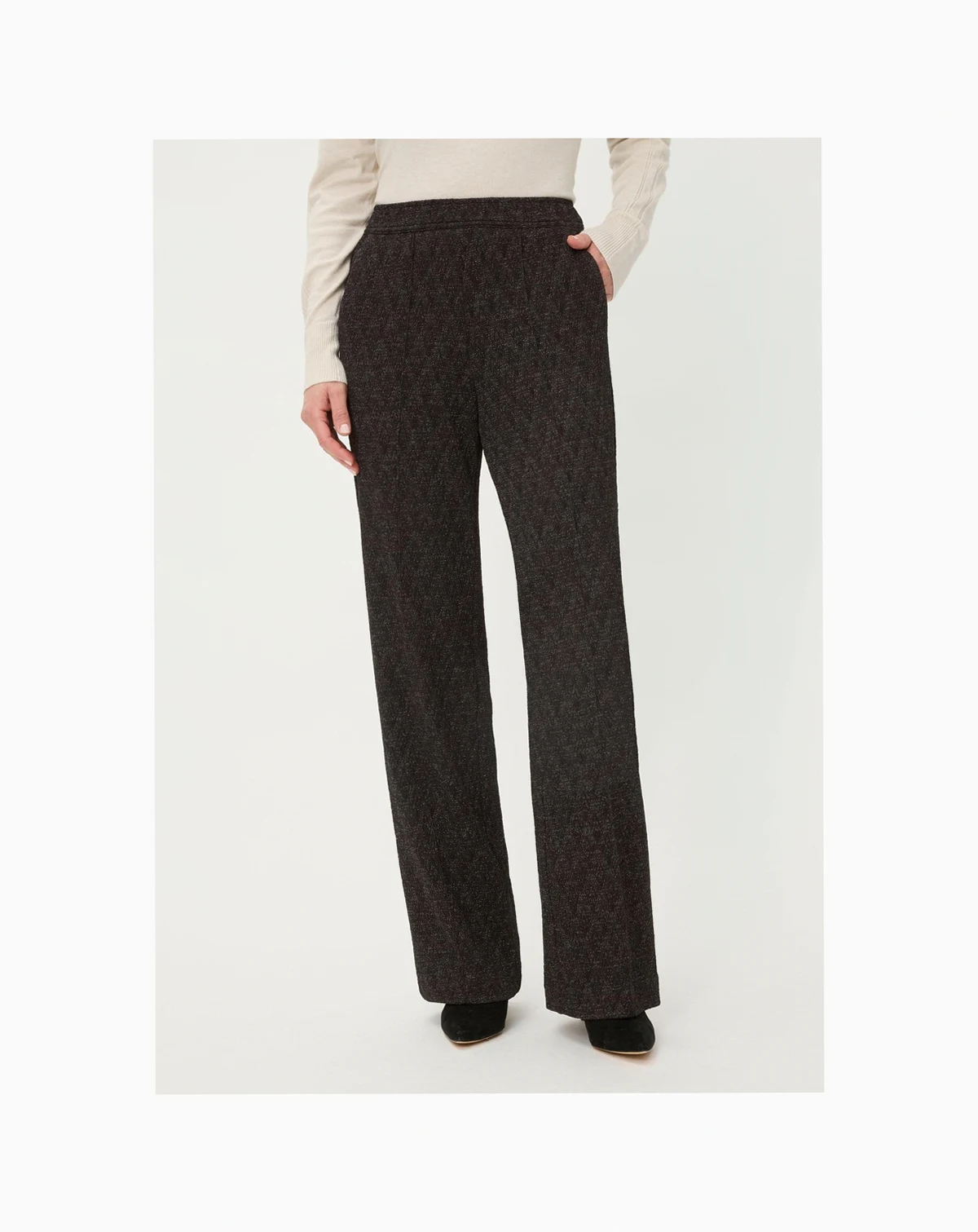 Women's Sparkle Knit Pull-On Trouser.