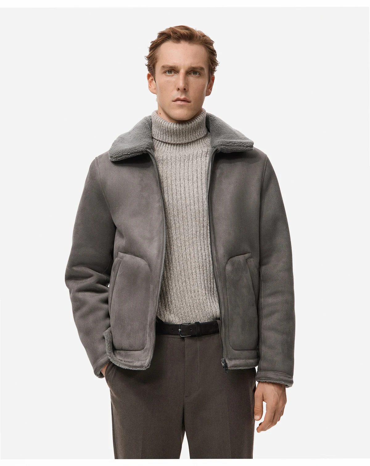 Men's Fleece Lining Double Face Jacket