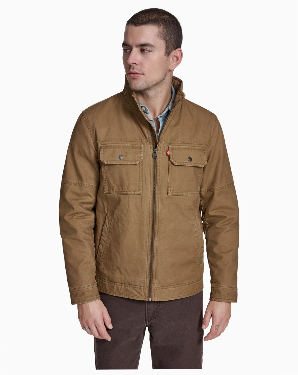 Men's Cotton Two Pockets Jacket