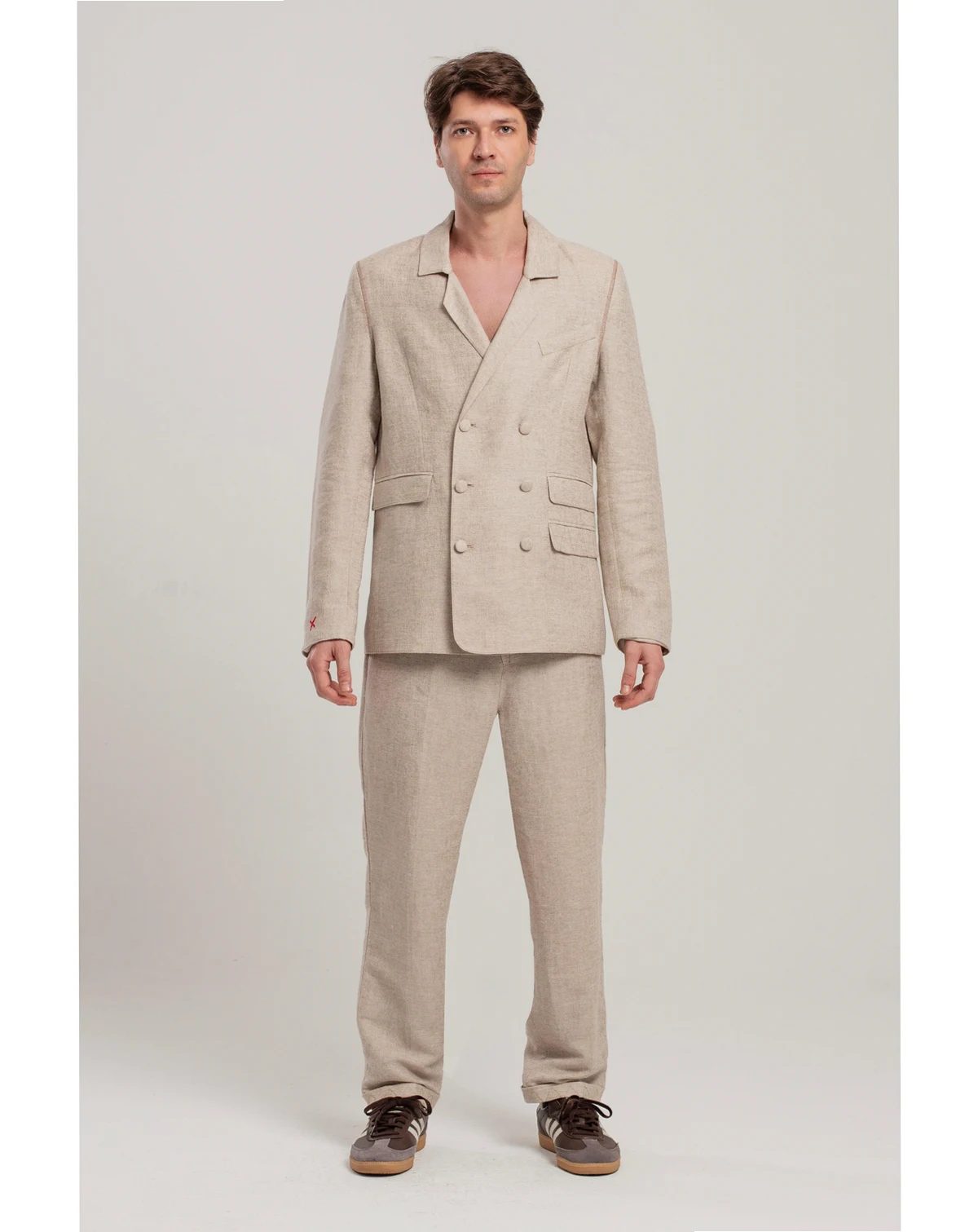Men's Free Heaven Linen Oversized Blazer