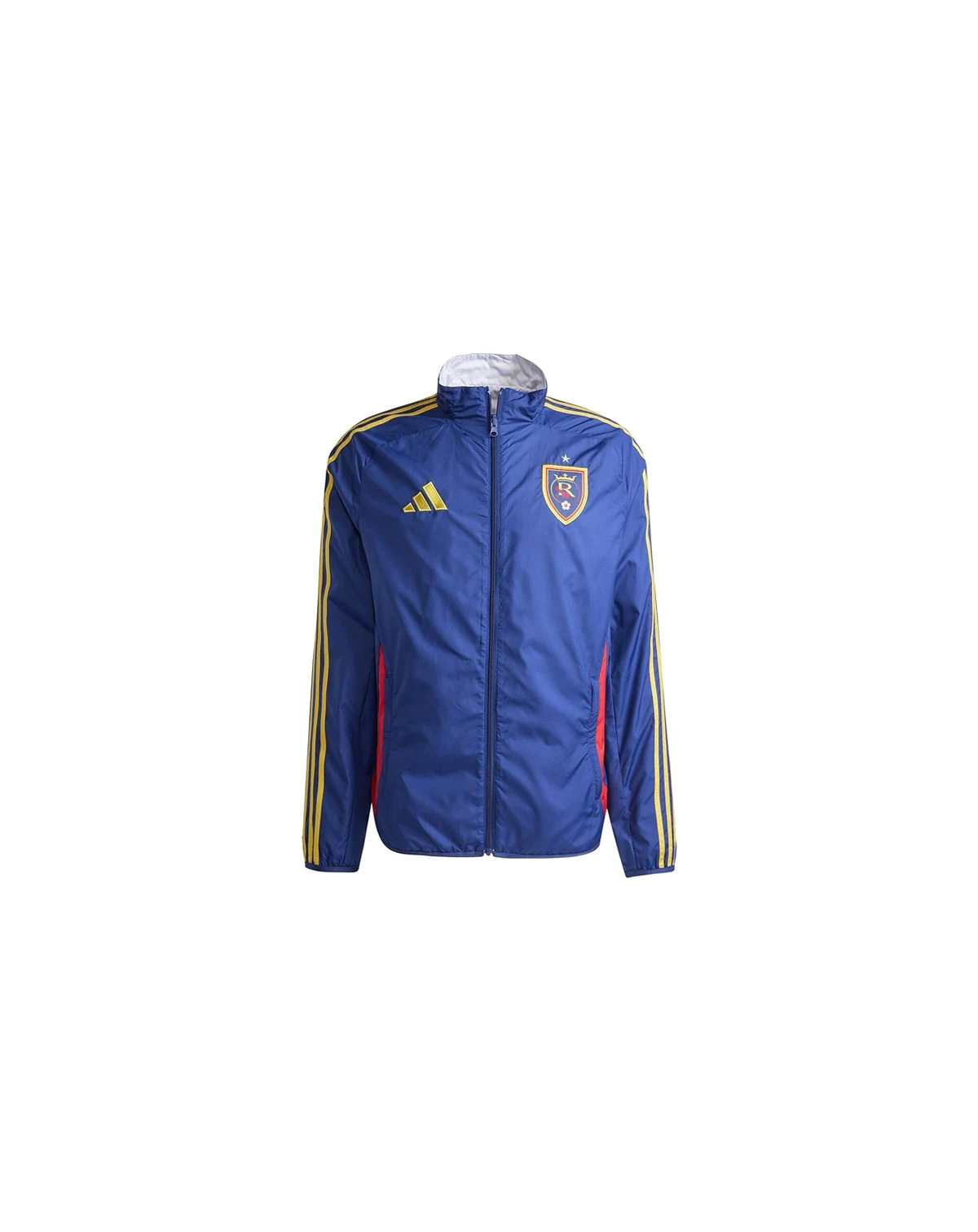 Men's Blue/White Real Salt Lake 2025 Anthem Reversible Full-Zip Jacket