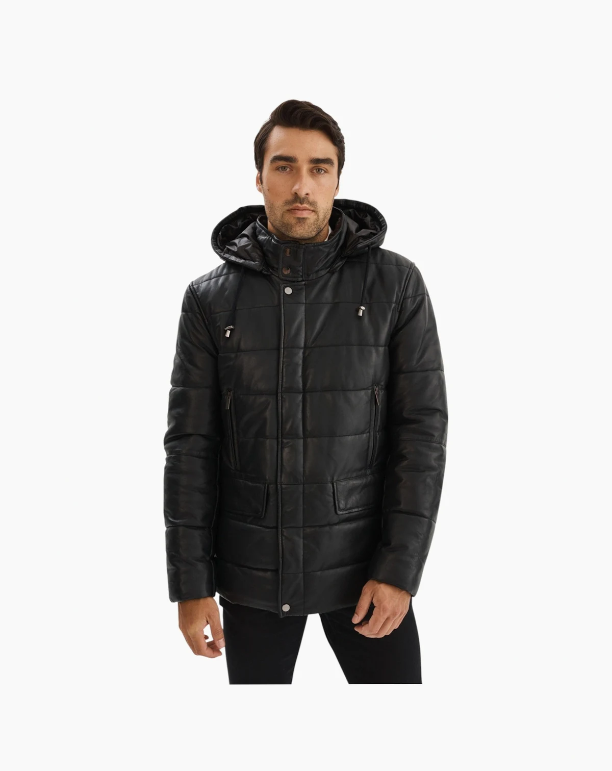Men's CLIFTON 3/4 Puffy with Hood Lamb Largo