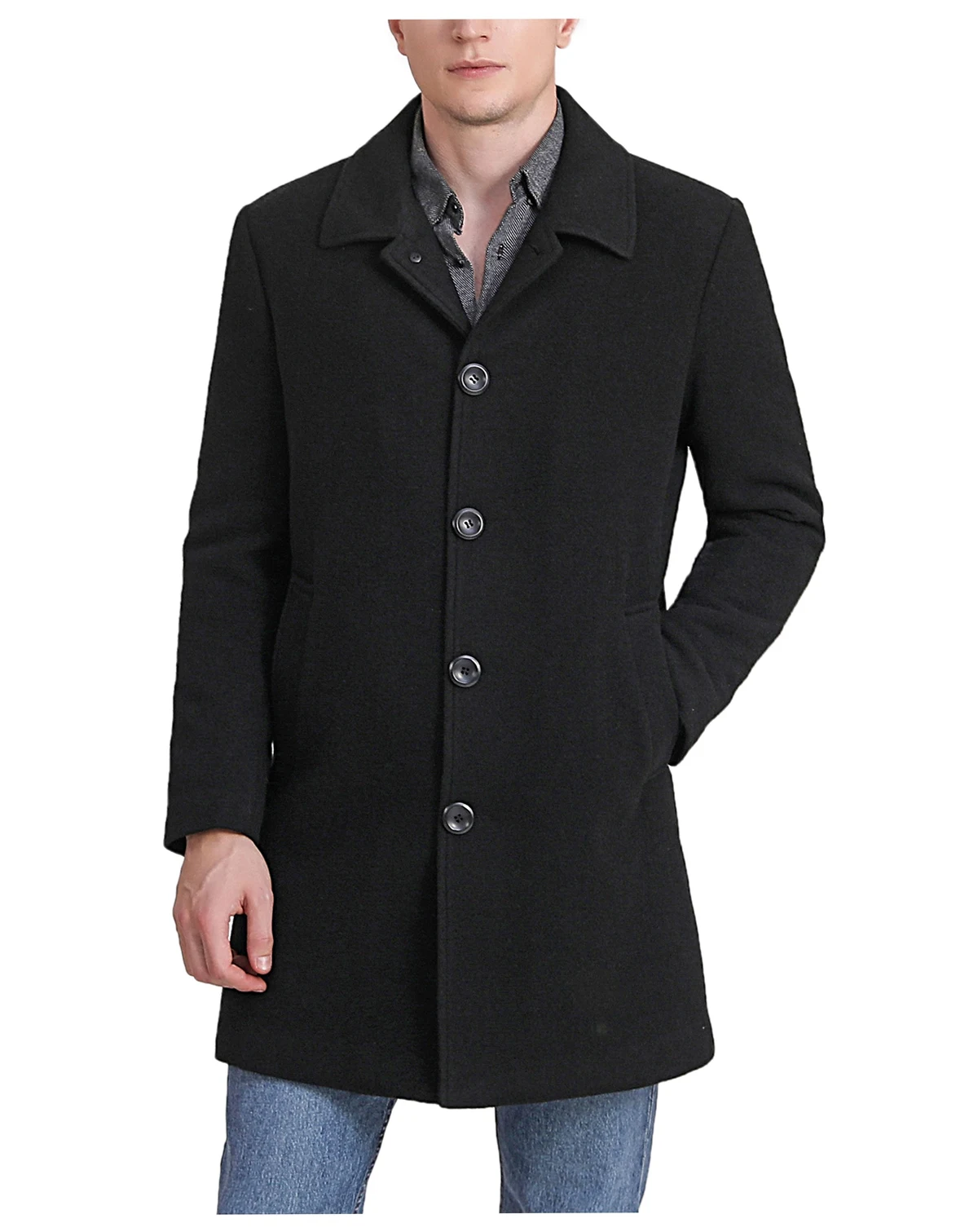 Men Baker Wool Blend Walker Coat