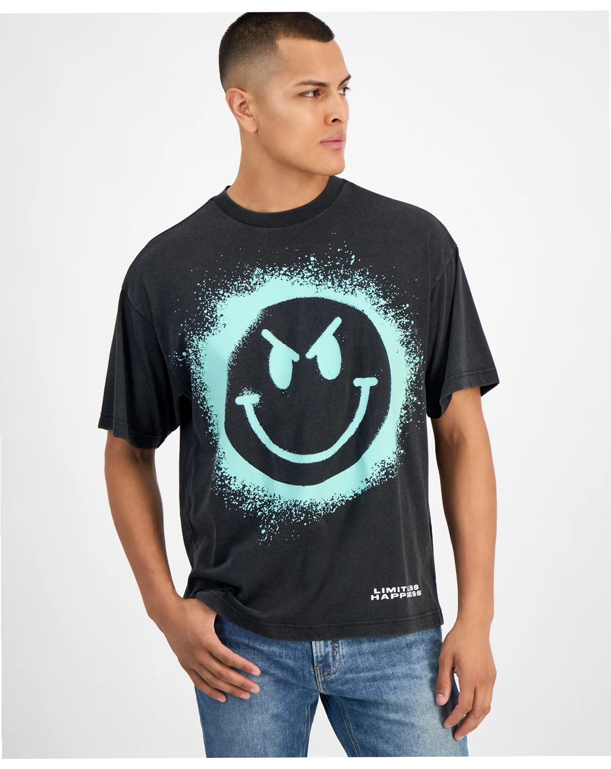 Men's Happy Sad Graphic T-Shirt