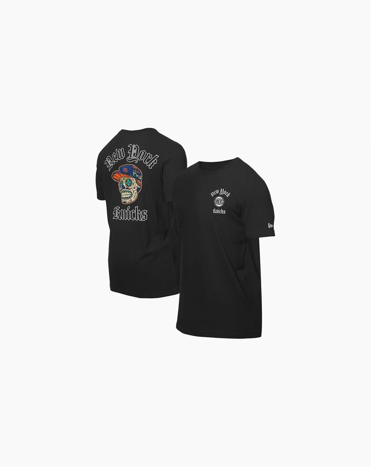 Men's Black New York Knicks Sugar Skulls T-Shirt