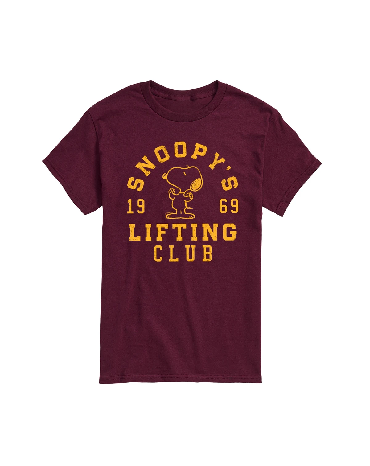Men's Peanuts Snoopy's Lifting Club Short Sleeve T-Shirt