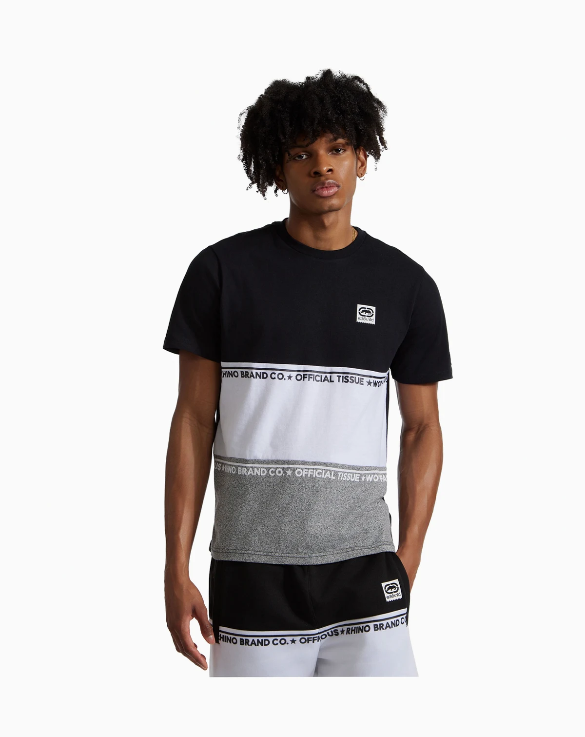 Men's Stand By Short-Sleeve Color-Block T-Shirt
