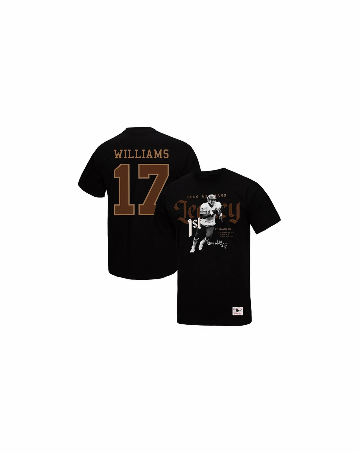 Men's Doug Williams Black Washington Commanders Legacy Graphic T-Shirt