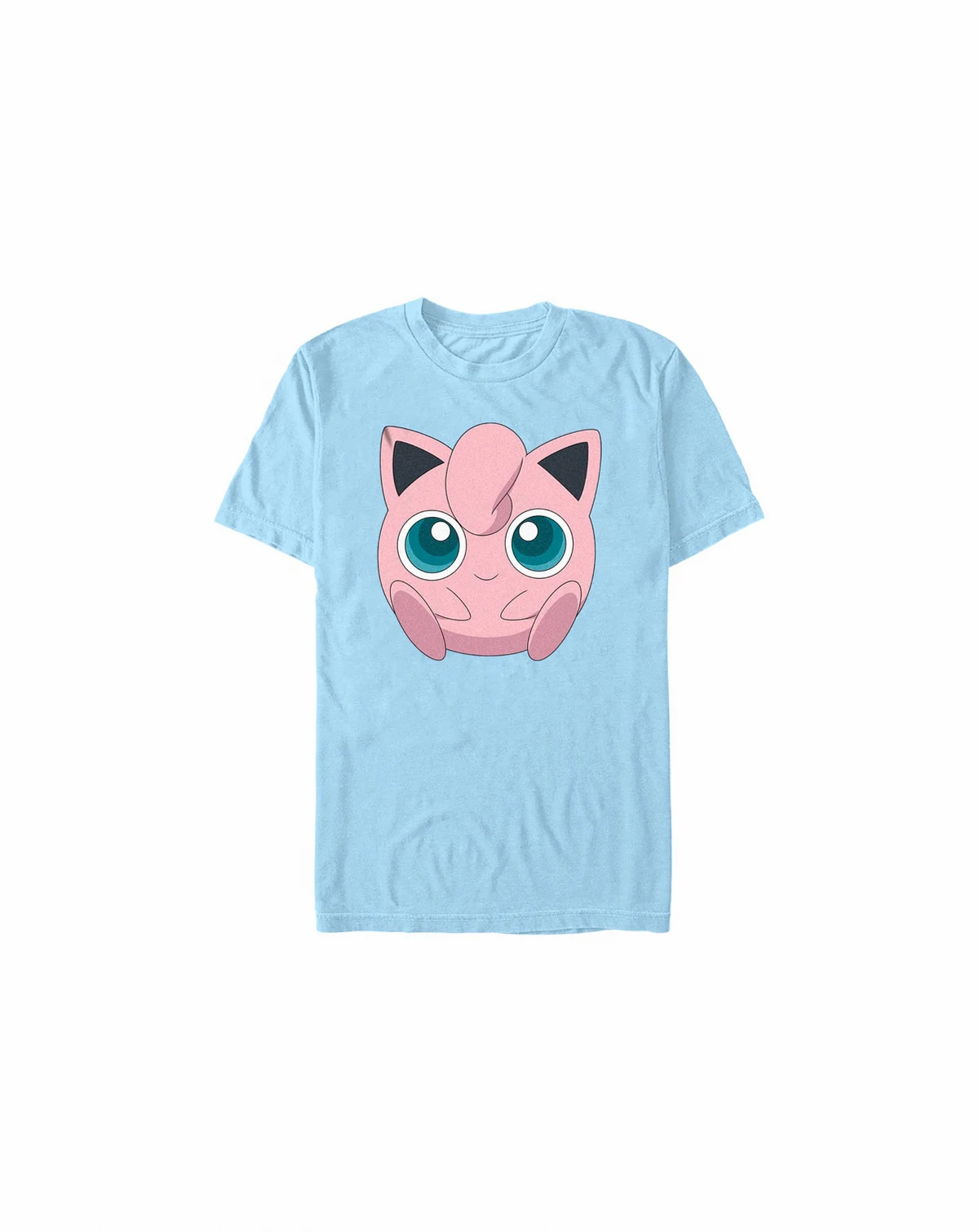 Men's Pokemon Jigglypuff Filled Face Short Sleeve T-shirt