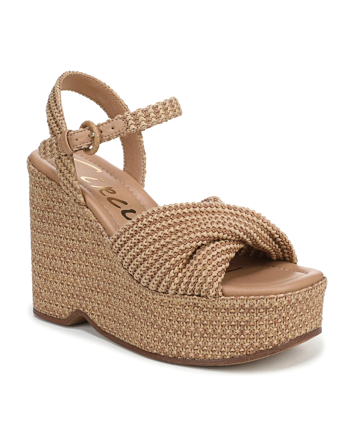 Women's Joanne Platform Raffia Wedge Sandals