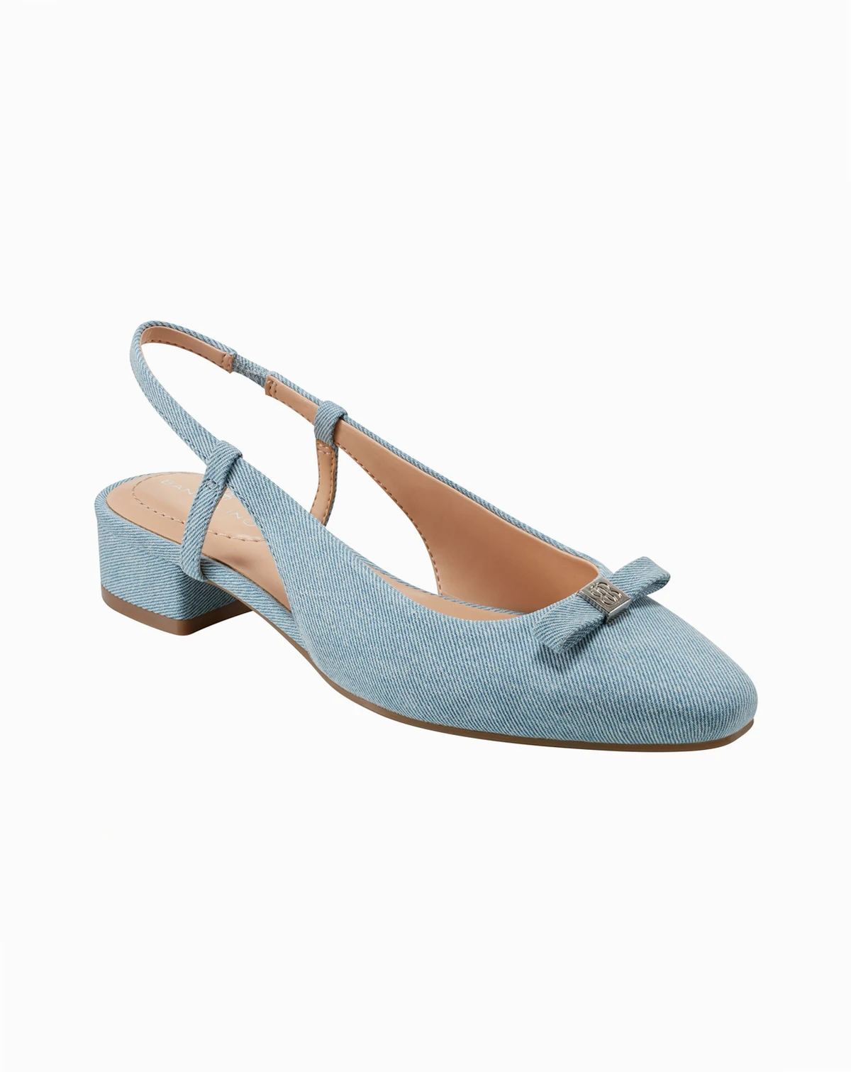 Women's Andies Bow Block Heel Slingback Pumps