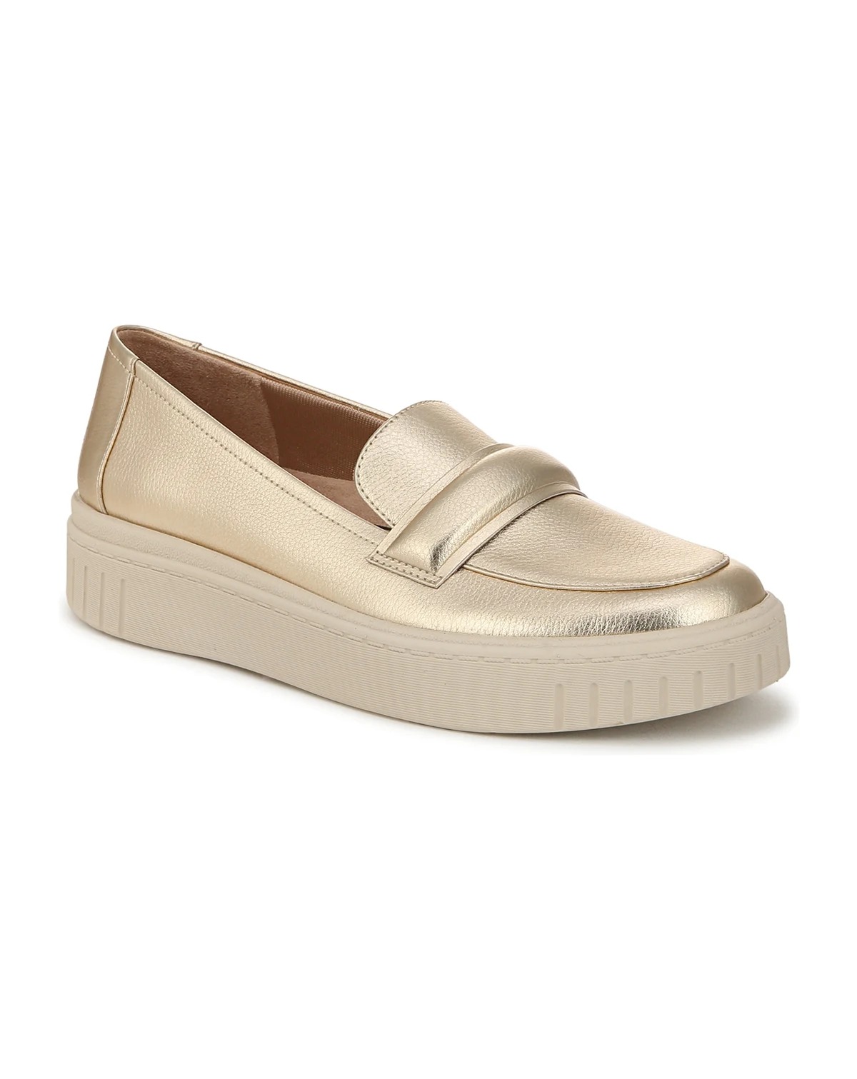 Women's Geneva Closed Round Toe Platform Penny Loafers