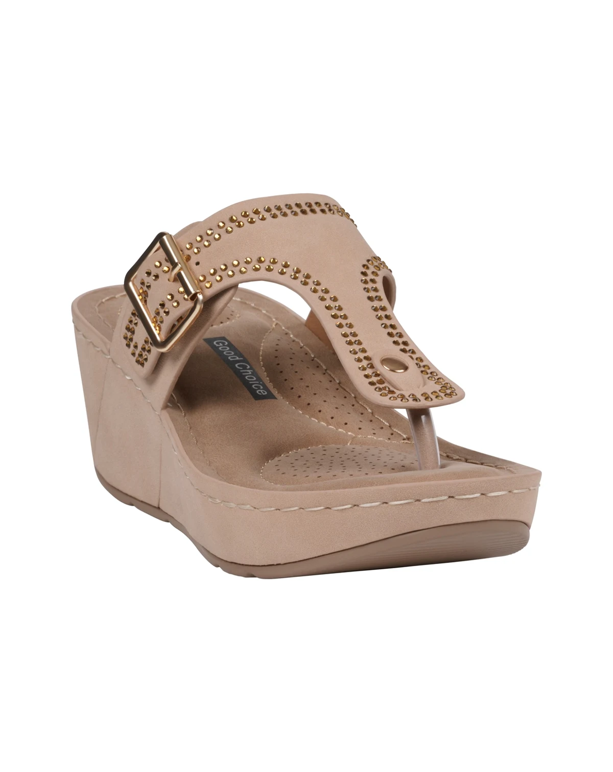 Women's Alani Embellished Thong Wedge Sandals