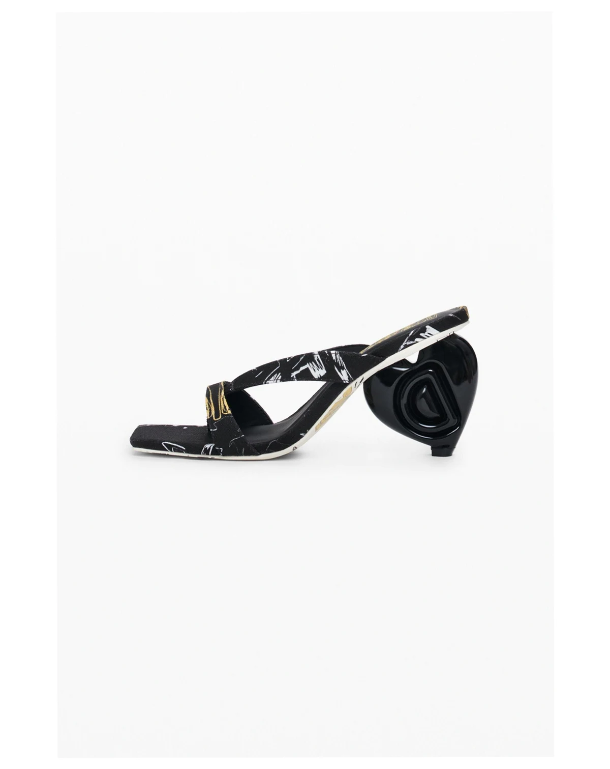 Women's Heart heel sandal
