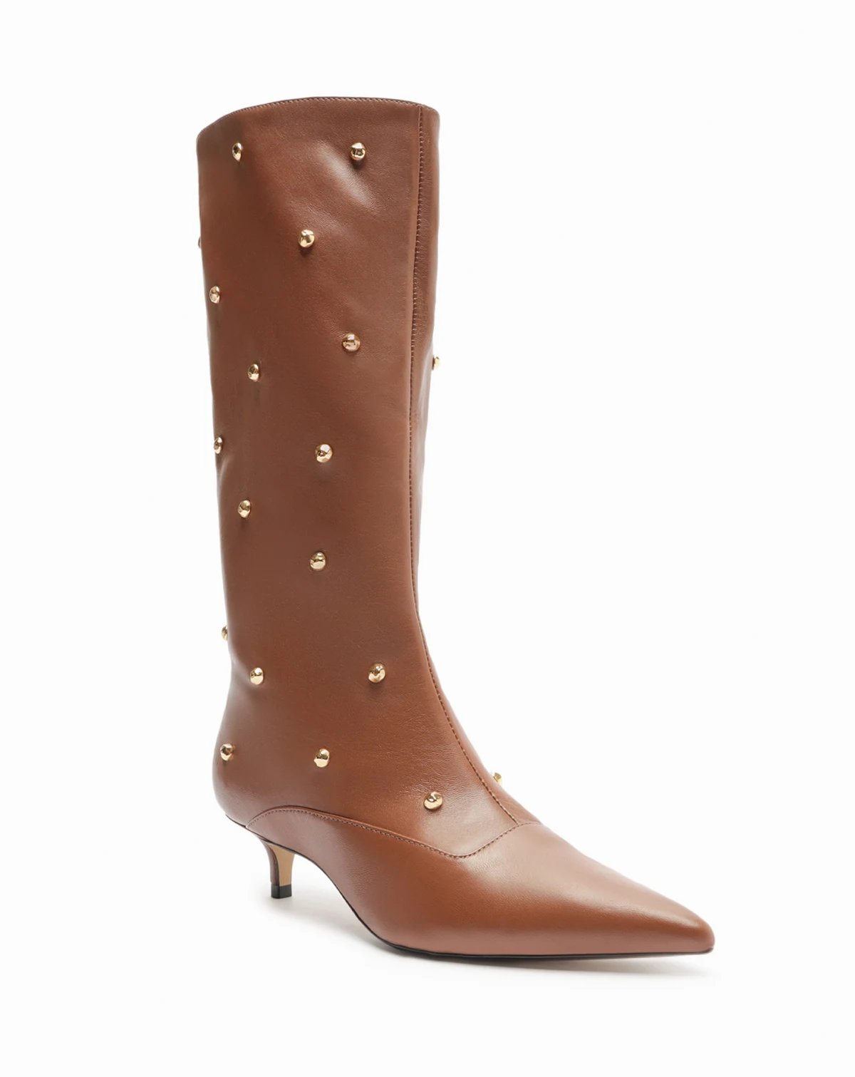 Women's The Campaign Low Stiletto Calf Leather Boots