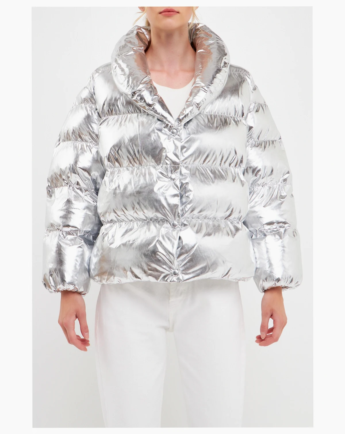 Women's Belted Puffer Jacket