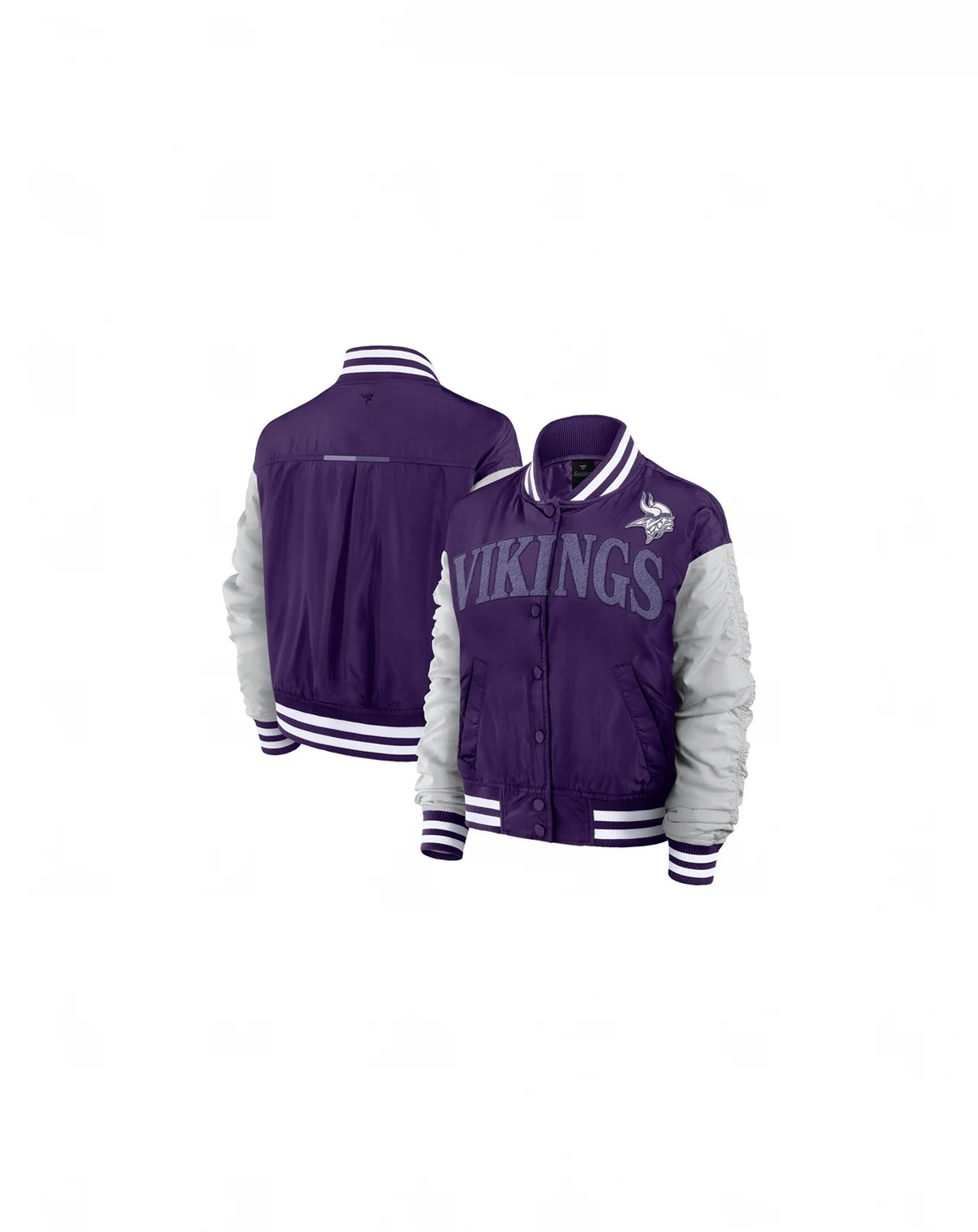 Women's Purple Minnesota Vikings Elements Wave Full-Snap Jacket