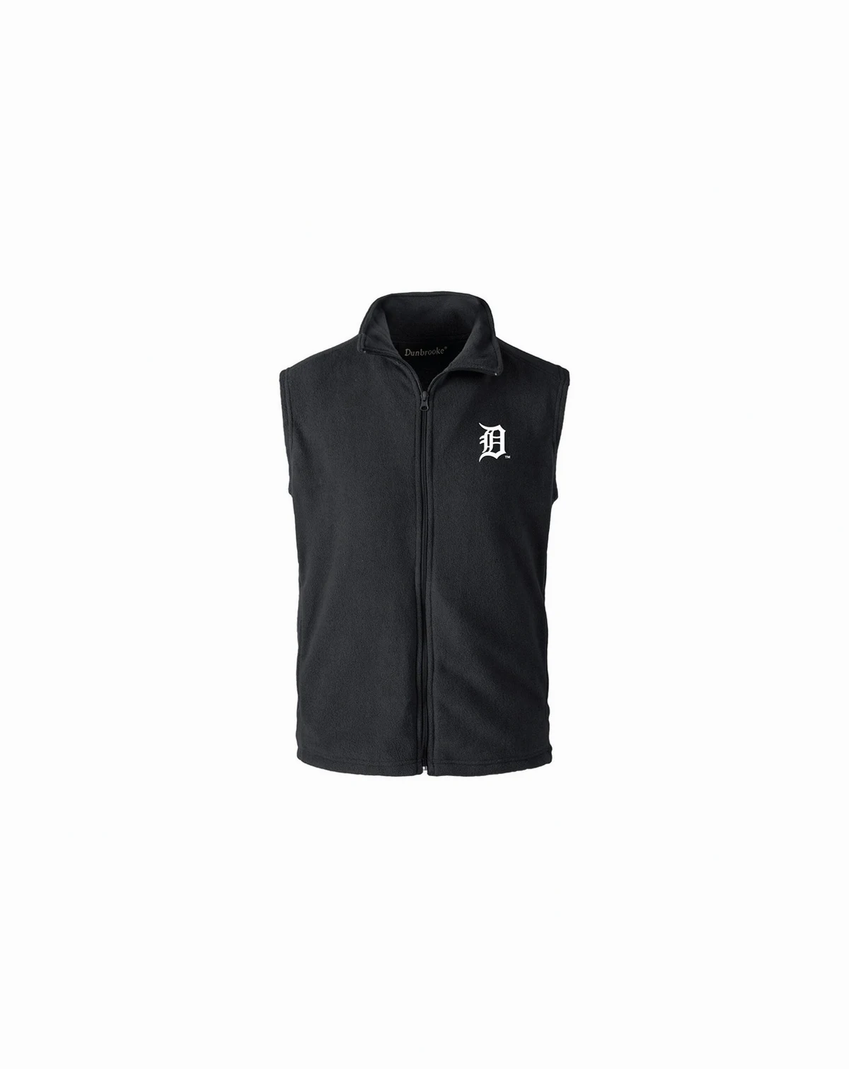 Men's Black Detroit Tigers Full-Zip Vest