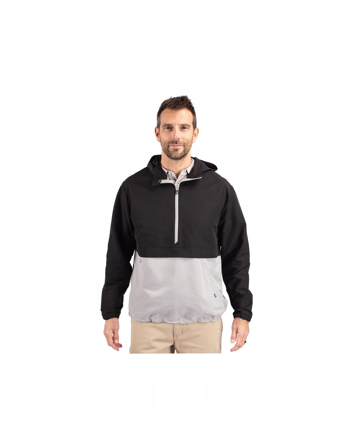 Big & Tall Cutter Buck Charter Eco Knit Recycled Anorak Jacket
