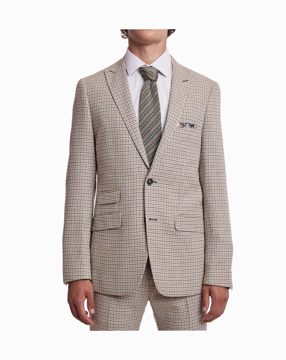 Men's Ashton Slim Fit Plaid Jacket