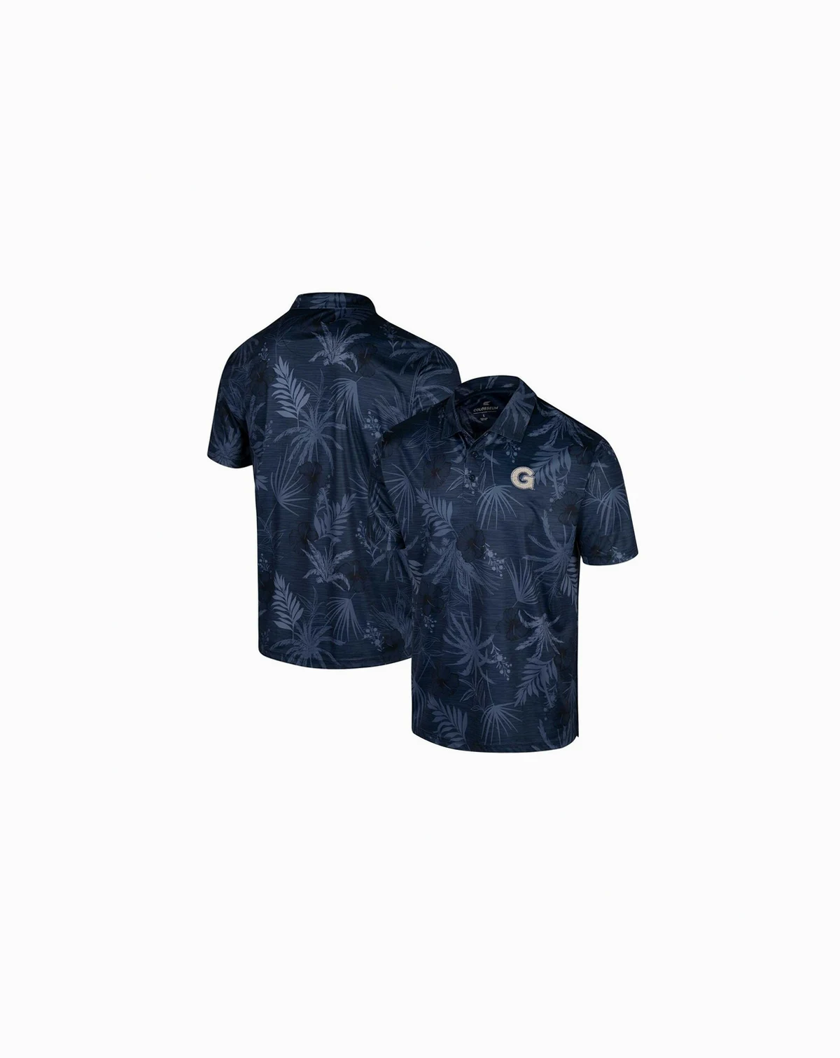Men's Navy Georgetown Hoyas Palms Polo Shirt